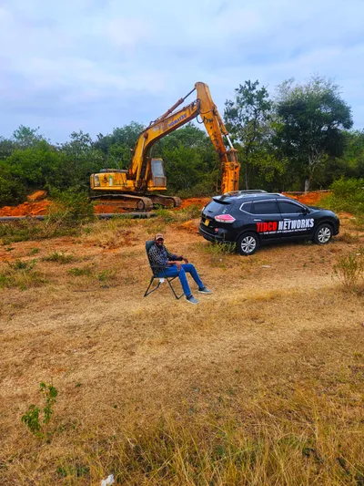 Tidco Networks field construction site