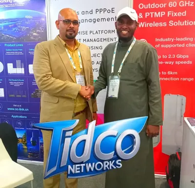 Tidco Networks team at an industry expo